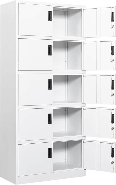 Amazon Sisesol Metal Garage Storage Cabinet With Doors And