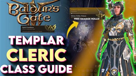 Templar CLERIC Class Guide For Baldur S Gate 3 Baldurs Gate 3