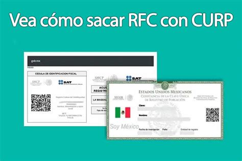 Sacar RFC Con CURP Entender la importancia y cómo retirarse