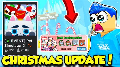 THE BEST CHRISTMAS UPDATE IN PET SIMULATOR X HISTORY IS HERE YouTube