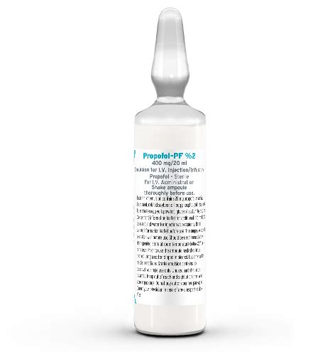 We Stand By Life Polifarma PROPOFOL PF 2 400 MG 20 ML EMULSION