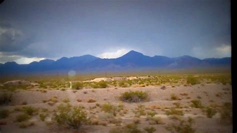 Mojave Desert Rainstorm - YouTube