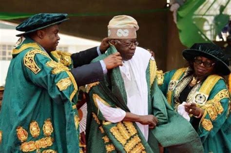 Photos: APC National Leader, Bola Tinubu, bags honorary doctorate ...