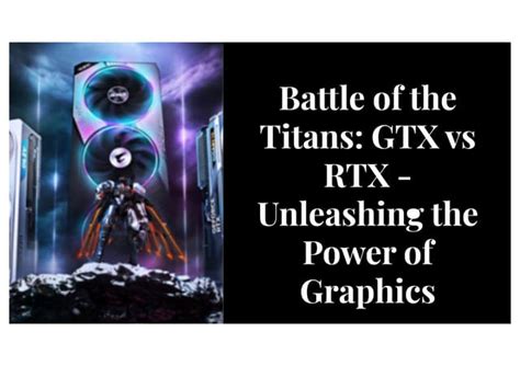 rtx vs gtx grafix card | PPT