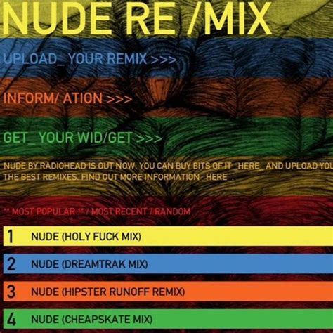 Stream Radiohead Nude Holy Fuck Remix By Mrjoanofarc IG