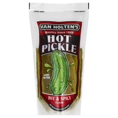 Van Holtens Giant Hot Spicy Pickle 8 Oz QFC