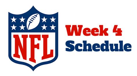 NFL Week 4 Schedule 2022 - Athlon Sports