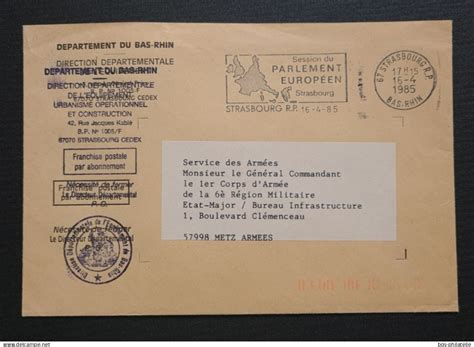 Lettres Documents France Lettre En Franchise Postale