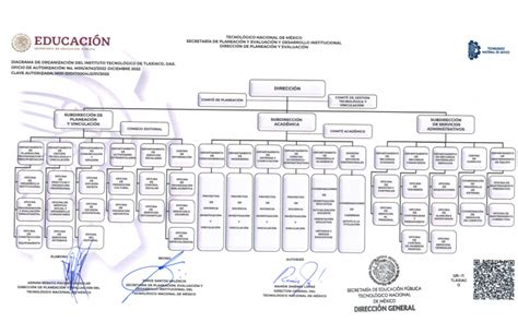 Organigrama Instituto Tecnol Gico De Tlaxiaco