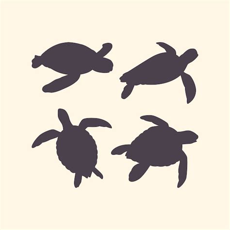 거북이 실루엣 클립 아트 거북이, Turtle, 해양생물,