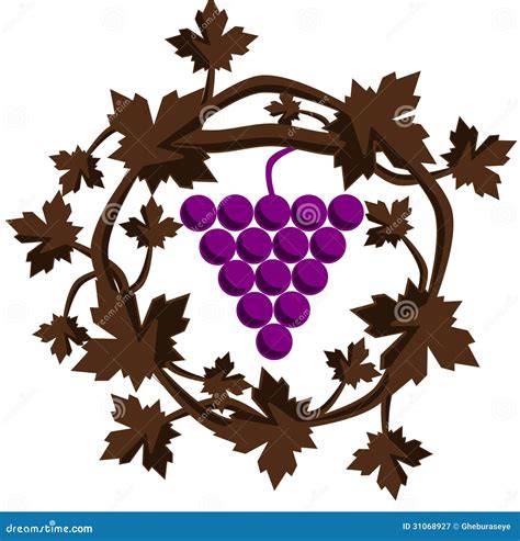 Ejemplo De Las Uvas Ilustraci N Del Vector Ilustraci N De Logotipo