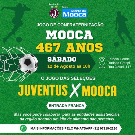 Clube Atl Tico Juventusanivers Rio Da Mooca Anos Jogo De