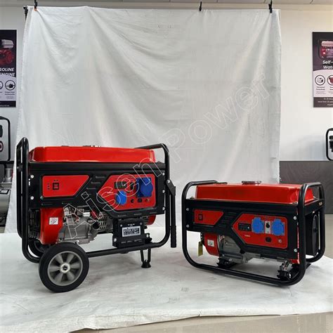 Kw Three Phase Portable Gas Operated Electric Mini Generator Set Kw