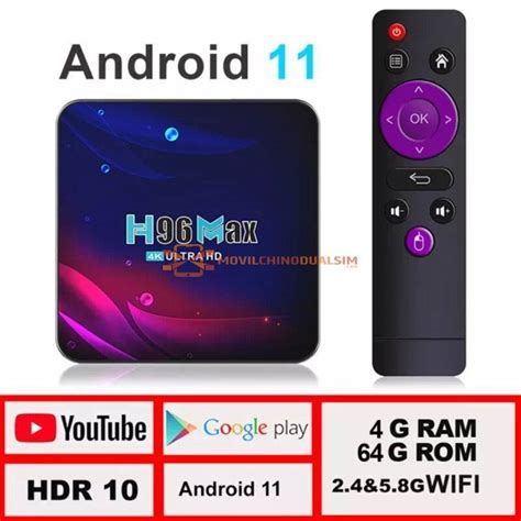 Tv Box H Max V Android Dispositivo Con G Gb K Android