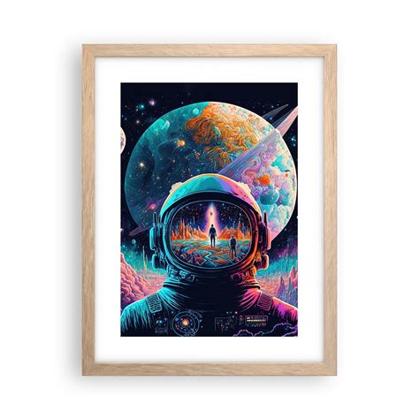 Obraz Plakat Filozofom się nie śniło 30x40cm Astronauta