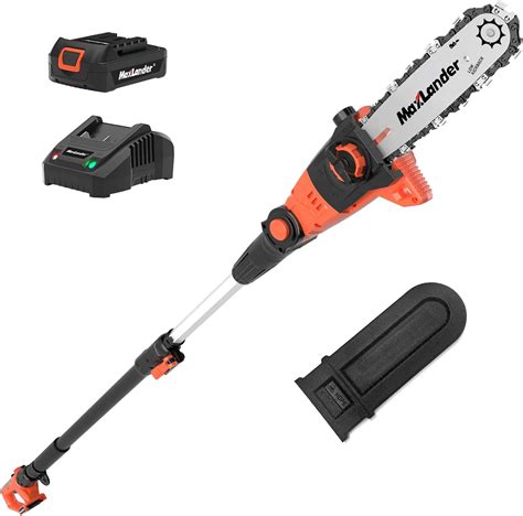 Amazon MAXLANDER 8 Inch Cordless Pole Saw 20V Power Pole Chainsaw