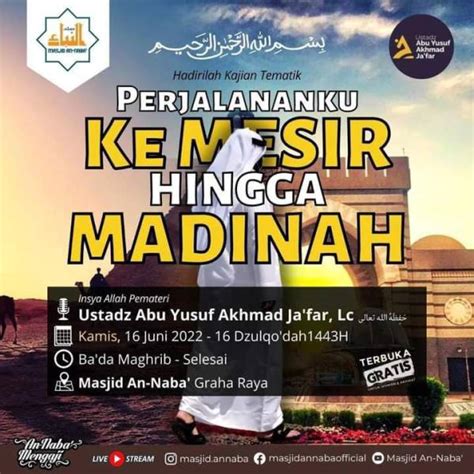 Info Kajian Tangerang Kamis Juni Jadwal Kajian Sunnah