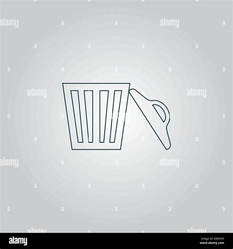 Trash Can Vector Illustration Stock Vector Image And Art Alamy