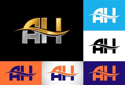 Premium Vector Initial Letter A H Logo Design Vector Graphic Alphabet