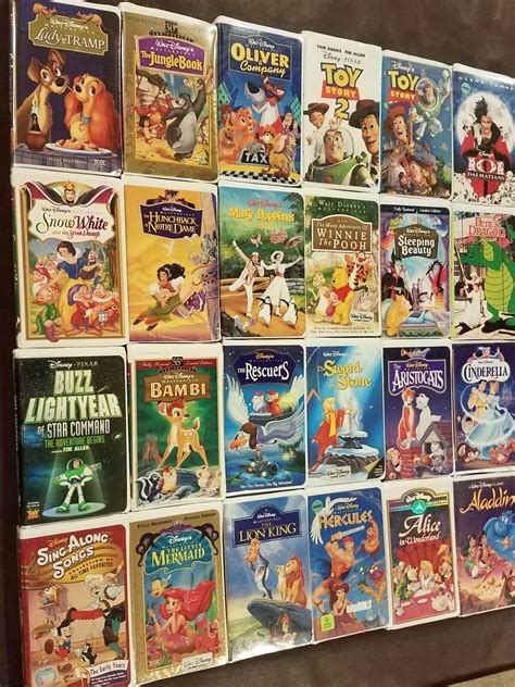 Lot Of 24 Disney Vhs Tapes Toy Story Snow White Jungle Book And More Ebay