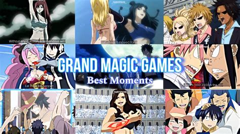 Fairy Tail Grand Magic Games Best Moments Compilation 🎯🤗 Eng Sub Youtube