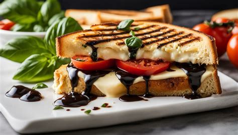 Caprese Grilled Cheese Sandwich Recipe Delight