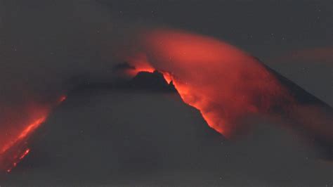 Indonesian Volcano Erupts Multiple Times And Spews Out Hot Clouds