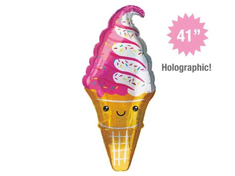 41 Jumbo Ice Cream Cone Balloon Ice Cream Party Etsy