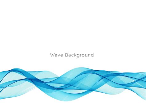 Premium Vector Blue Wave Design Background