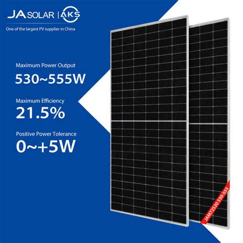 530W 535W JA Bifacial Solar Panel 540W 545W 550W 555W Zonnepanelen