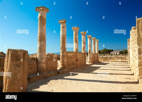 Roman ruins, Paphos, Cyprus Stock Photo - Alamy