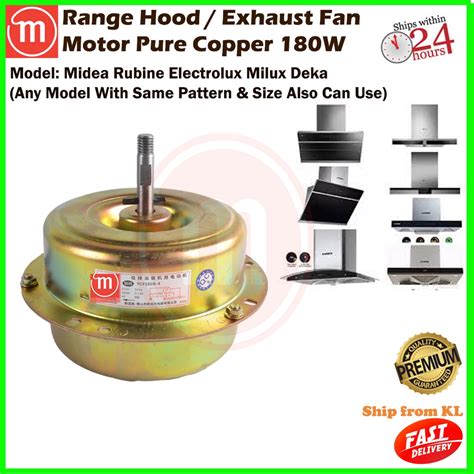 Universal Range Hood Exhaust Fan Motor Pure Copper 180w Ycy1808 4