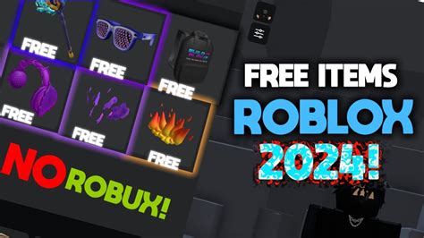 Free Items On Roblox 2024 Fast Youtube