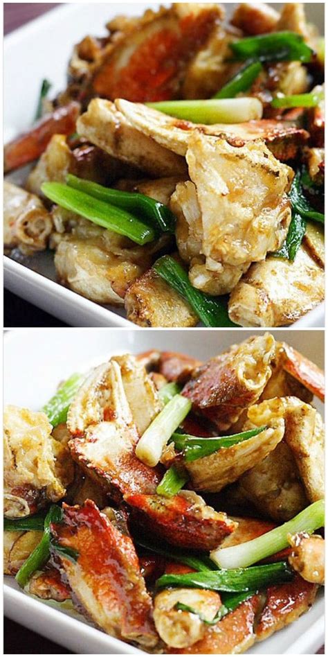 Ginger And Scallion Crab Best Chinese Recipe Rasa Malaysia Artofit