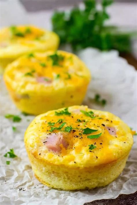 Ham And Cheese Egg Muffins Quick And Delicious Breakfast