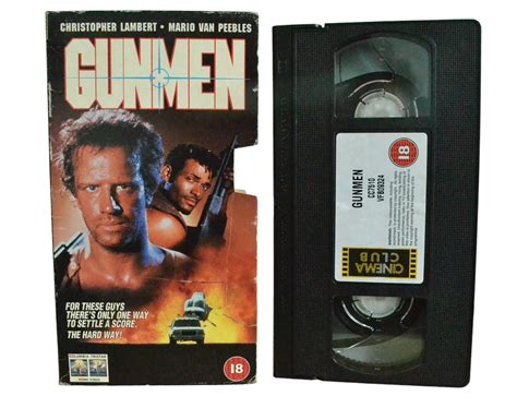 Gunmen Christopher Lambert Cinema Club Carton Box Pal Vhs