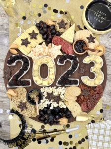 New Year's Eve Cheese Board - The BakerMama