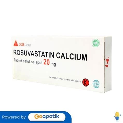 Jual Rosuvastatin Calcium Ogb Dexa Medica Mg Box Tablet