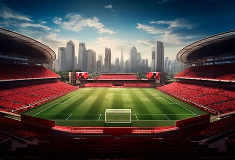 Premium AI Image | REALISTIC 4K STADIUM PHOTO