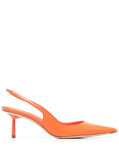 Le Silla Bella Pointed Toe Slingback Pumps Farfetch