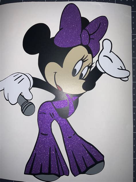 Minnie Mouse Inspired Permanent Decal Selena Inspired Decal Etsy