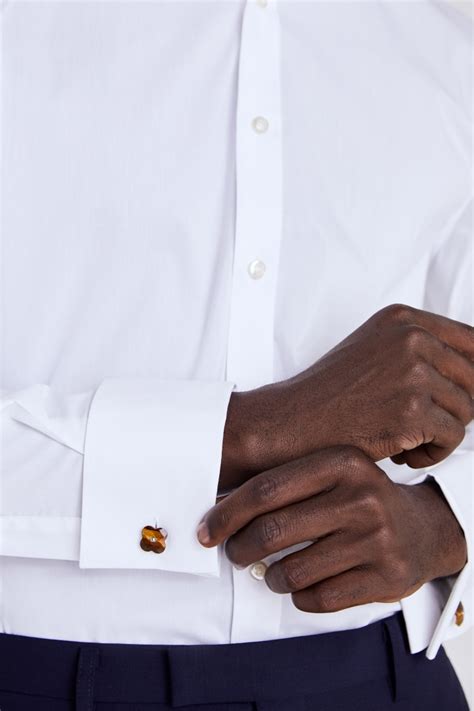 Tailored Fit White Stretch Shirt Buy Online At Moss