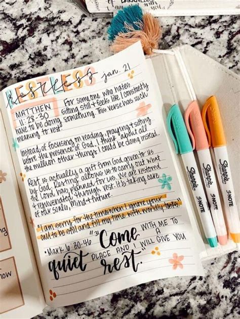 30 Bible Study Note-Taking Ideas to Inspire You - Frosting and Confetti