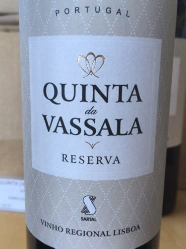 2018 Sartal Quinta Da Vassala Reserva Tinto Vivino US