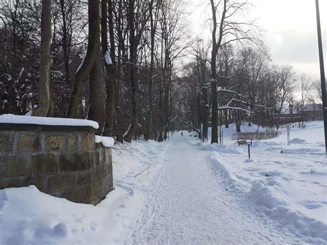 Wałbrzych Park w Sobięcinie w zimowej szacie Zobaczcie Wałbrzych