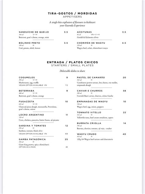 Fazenda Liverpool Liverpool S Full Menu Online