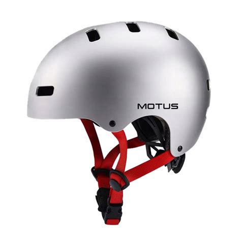 Kask rowerowy dziecięcy MOTUS srebrny M 48 56 cm 13747105483 Allegro pl