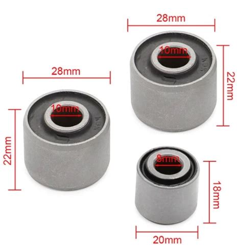 Gy6 150cc 3 Piece Crankcase Engine Hanger Bushing Set Gy6racing