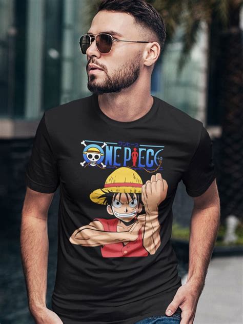 Camiseta Luffy One Piece Impresion En Dtg De Camisetas Anime