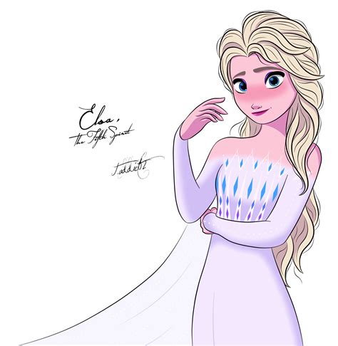 Elsa The Fifth Spirit Frozen 2 By Tranceaddict92ltu On Deviantart